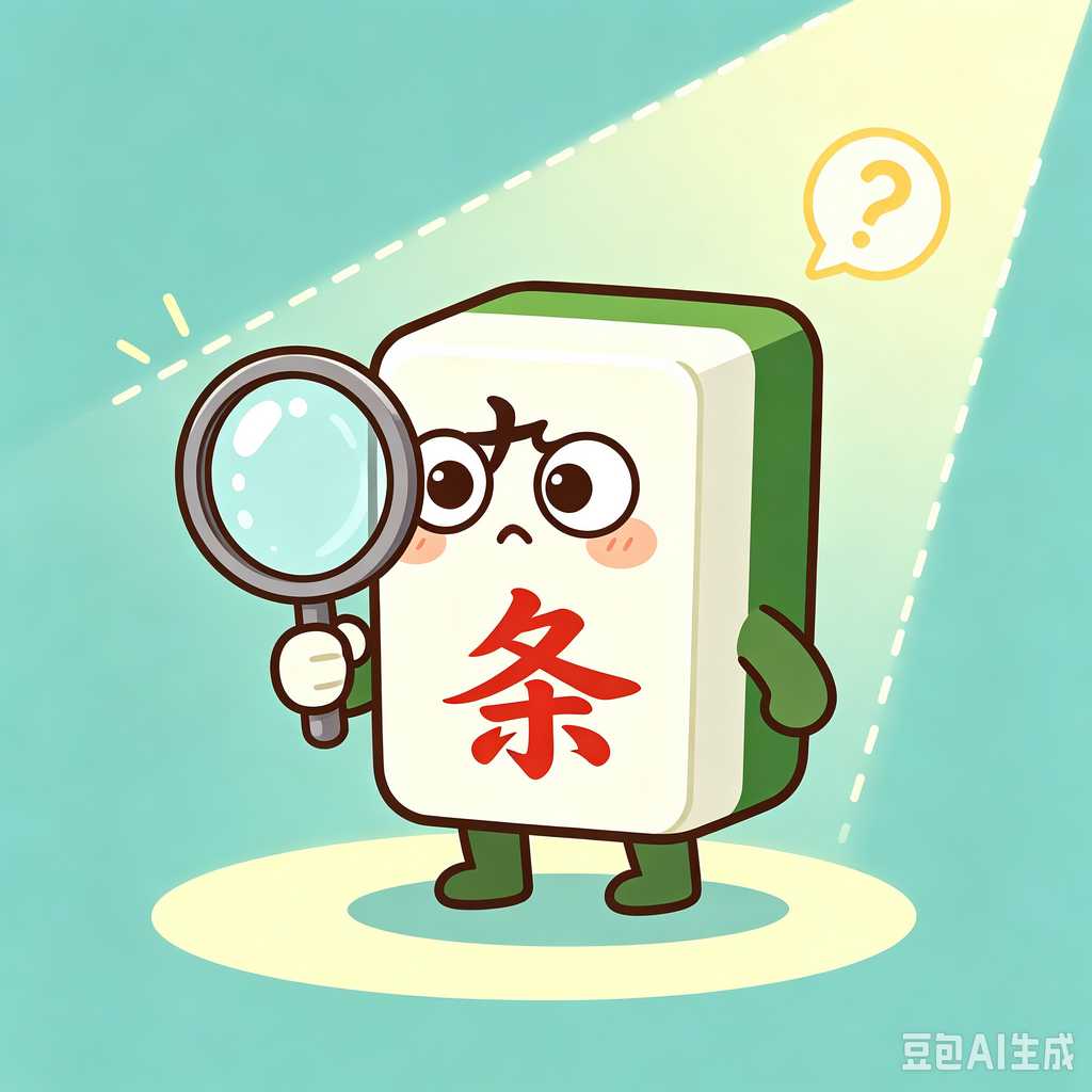 mini mahjong tiles keychain